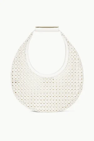 STAUD Moon | Shoulder<MOON WOVEN BAG