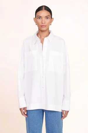 STAUD Poplin Shop<PAYTON TOP  