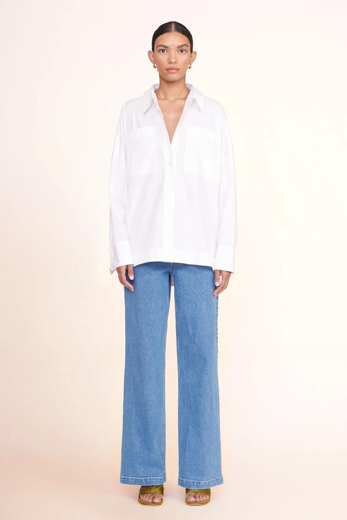 STAUD Poplin Shop<PAYTON TOP