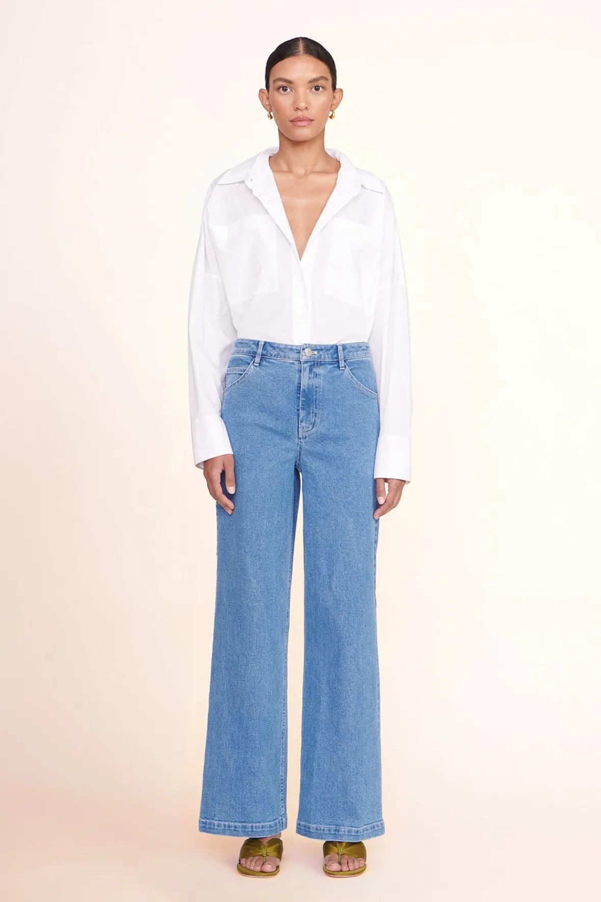 STAUD Poplin Shop<PAYTON TOP