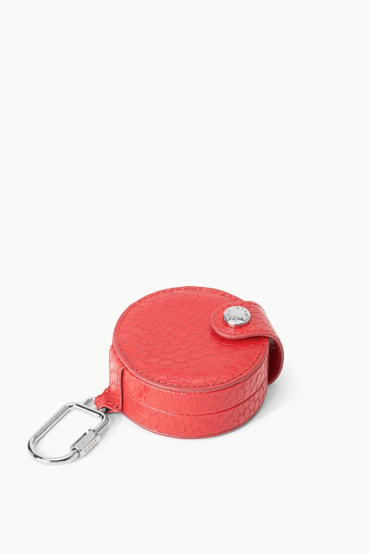 STAUD Small Leather Goods<PILL CASE RED ROSE