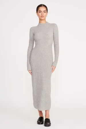 STAUD Best Sellers | Dresses<RAMONA DRESS HEATHER GREY