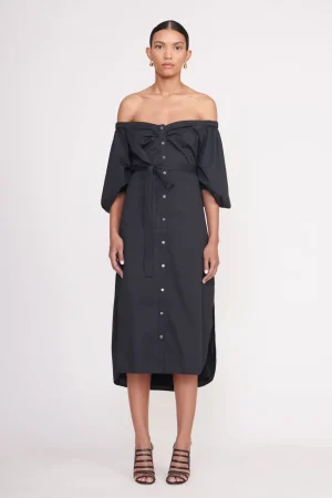 STAUD Poplin Shop<REESE DRESS