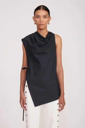 STAUD Poplin Shop<SAWYER TOP