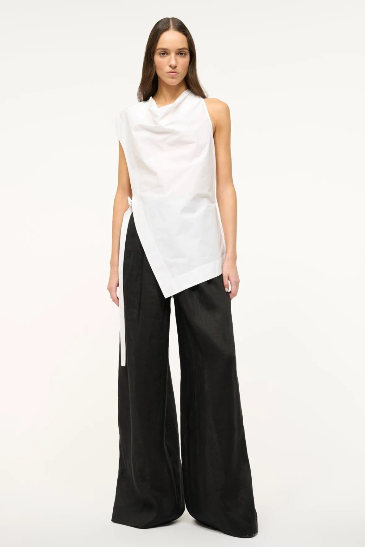 STAUD Poplin Shop | Tops<SAWYER TOP