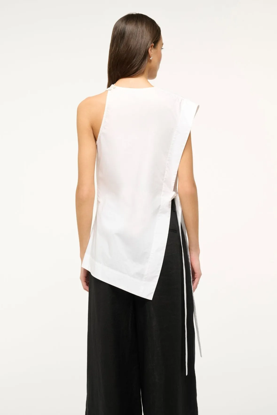 STAUD Poplin Shop | Tops<SAWYER TOP