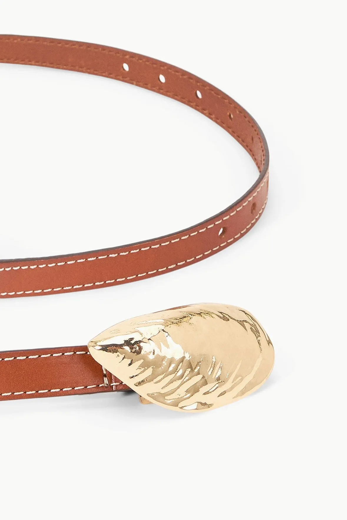 STAUD Belts<SHELL BUCKLE BELT