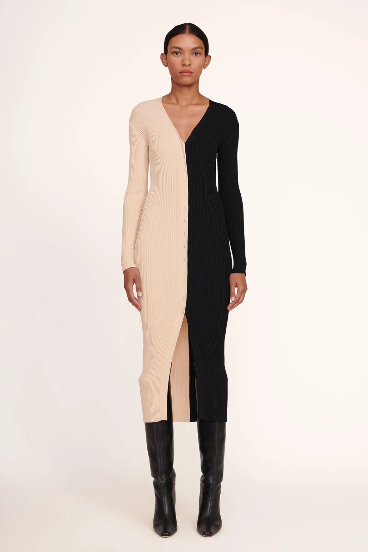 STAUD Best Sellers | Dresses<SHOKO SWEATER BUFF BLACK