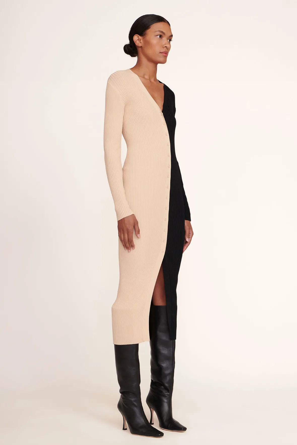 STAUD Best Sellers | Dresses<SHOKO SWEATER BUFF BLACK