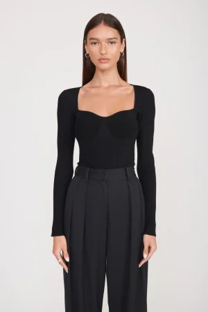 STAUD Tops<SILHOUETTE TOP