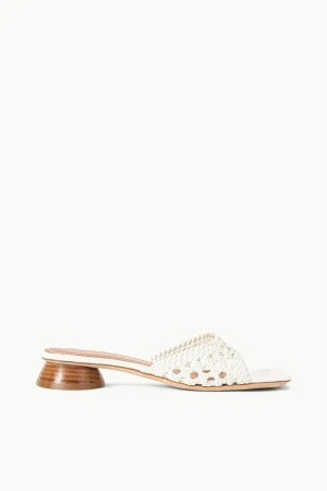 STAUD Spring Slides | Heels<SIMONE CROCHET HEEL