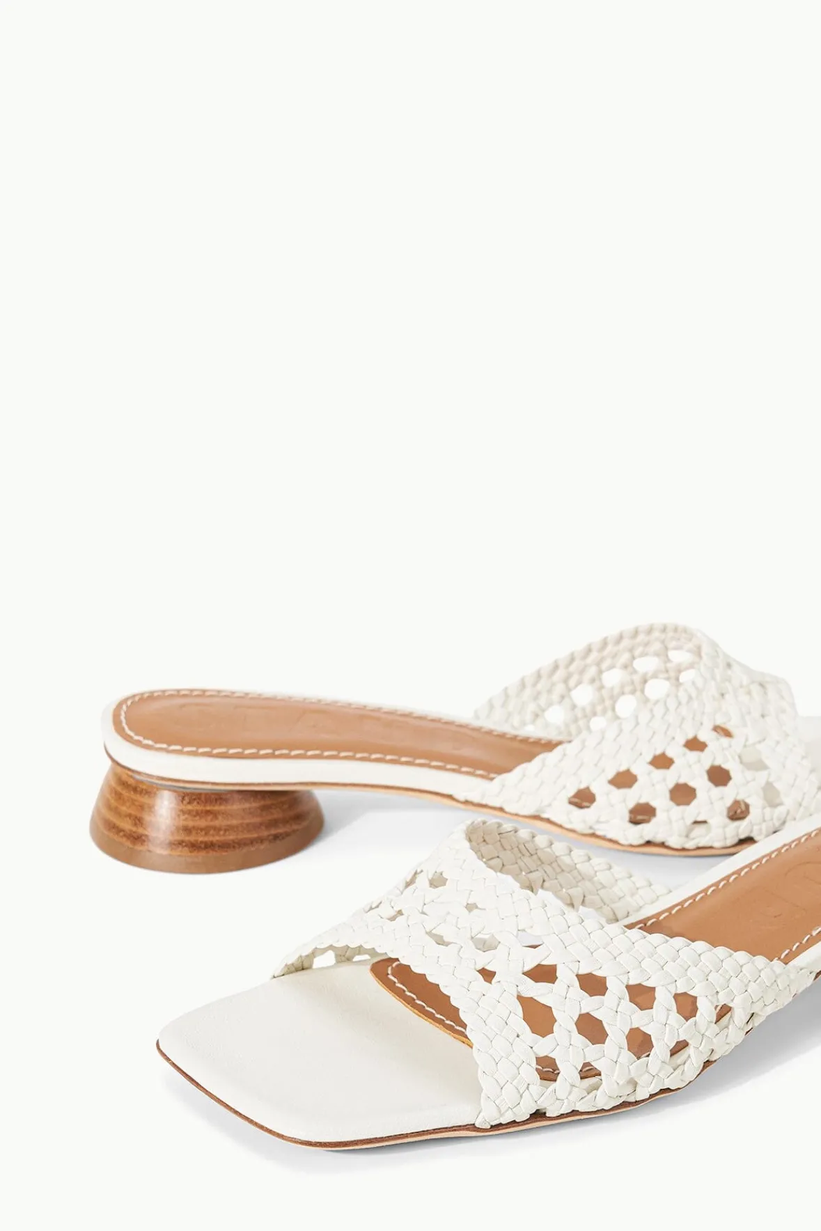 STAUD Spring Slides | Heels<SIMONE CROCHET HEEL