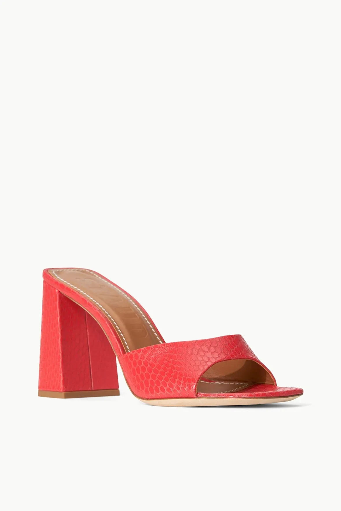 STAUD Heels | The Evening Edit<SLOANE HEEL RED ROSE