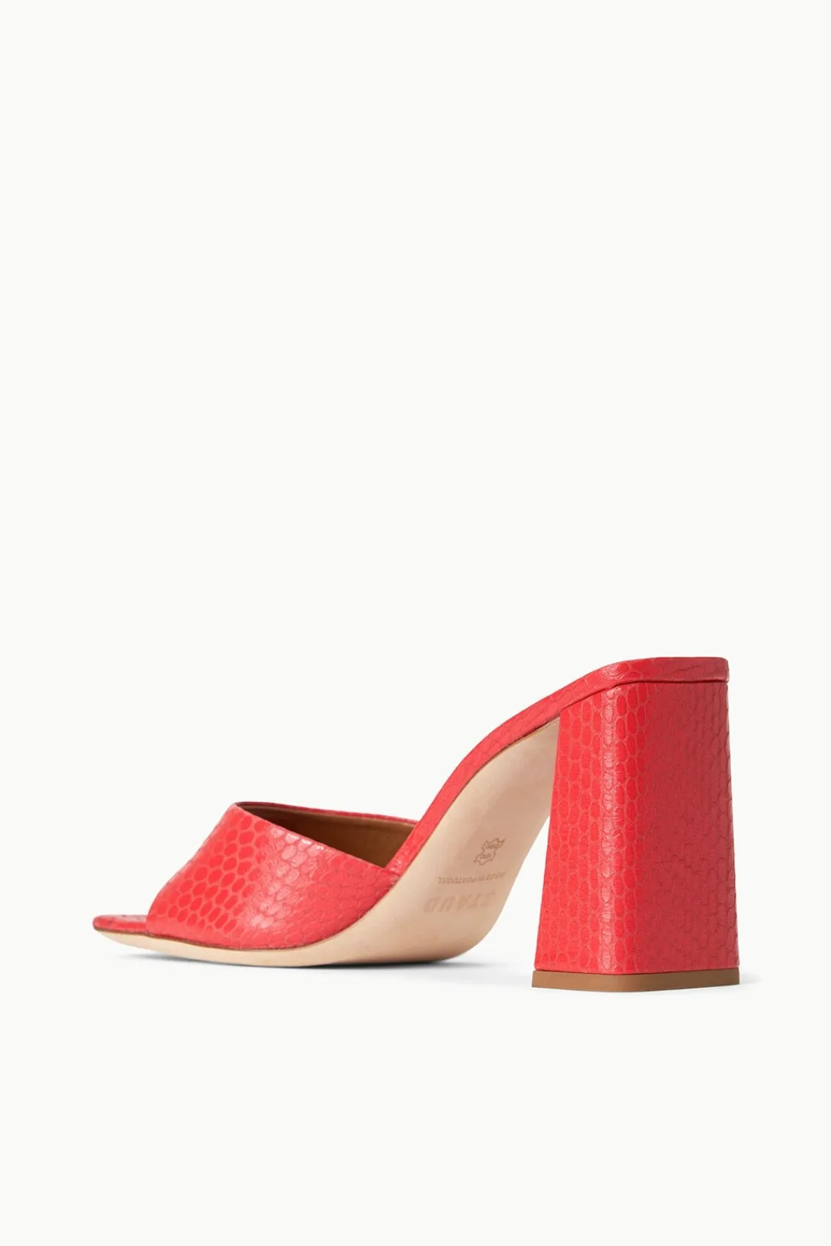 STAUD Heels | The Evening Edit<SLOANE HEEL RED ROSE