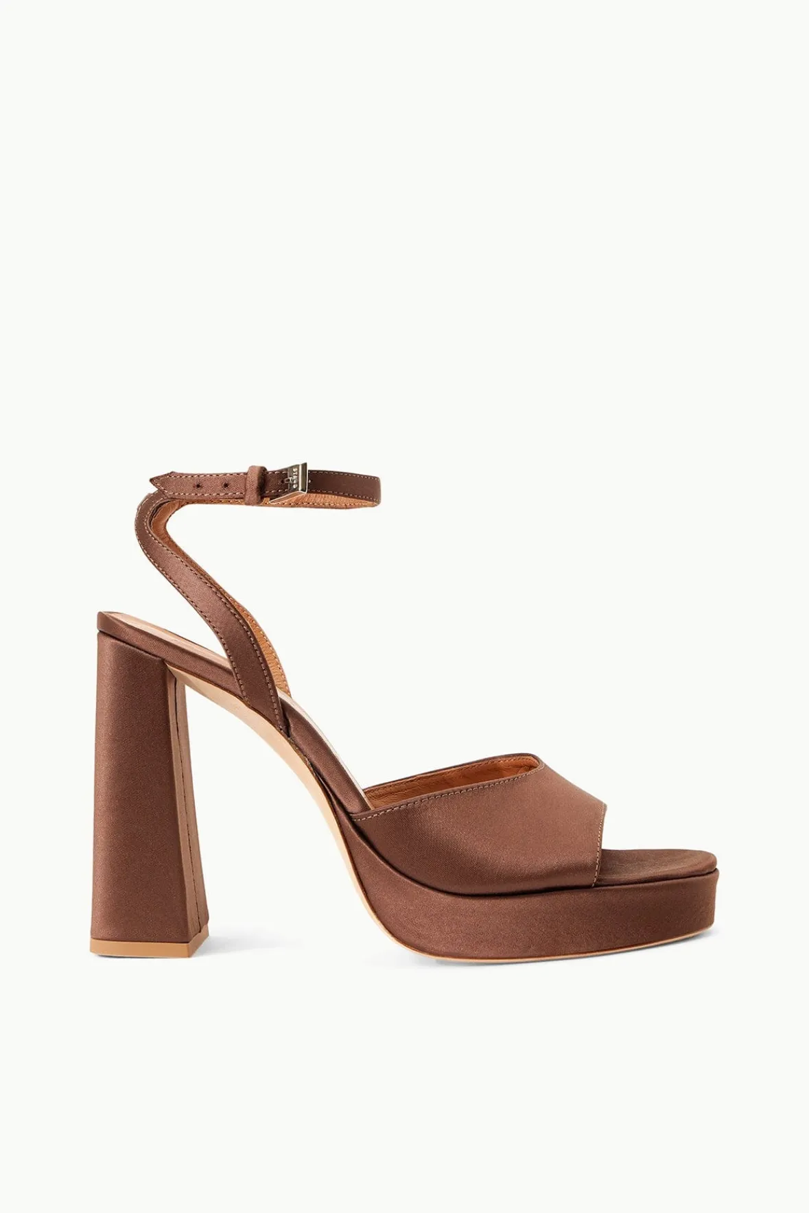 STAUD Platforms & Wedges<SOLANGE PLATFORM CLOVE SATIN
