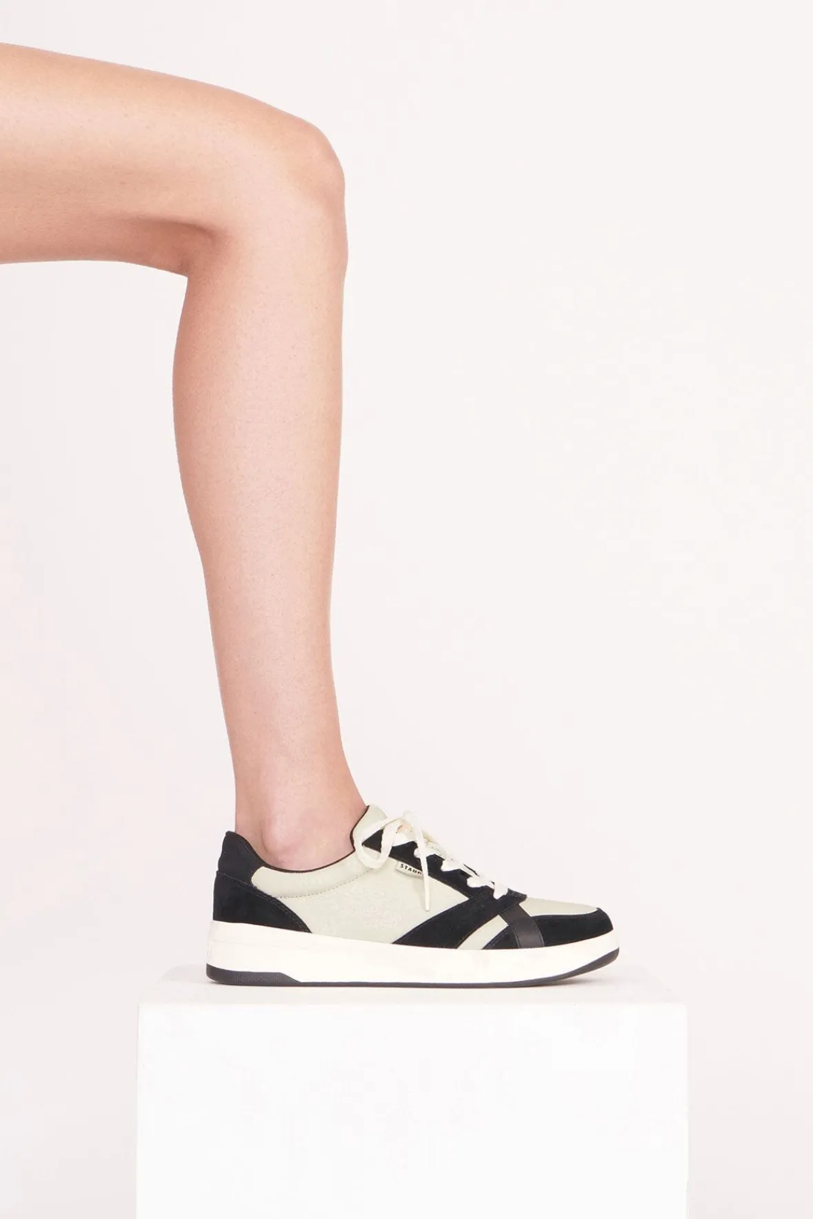 STAUD Sneakers | Keds + STAUD< + KEDS THE COURT SNEAKER BLACK CREAM