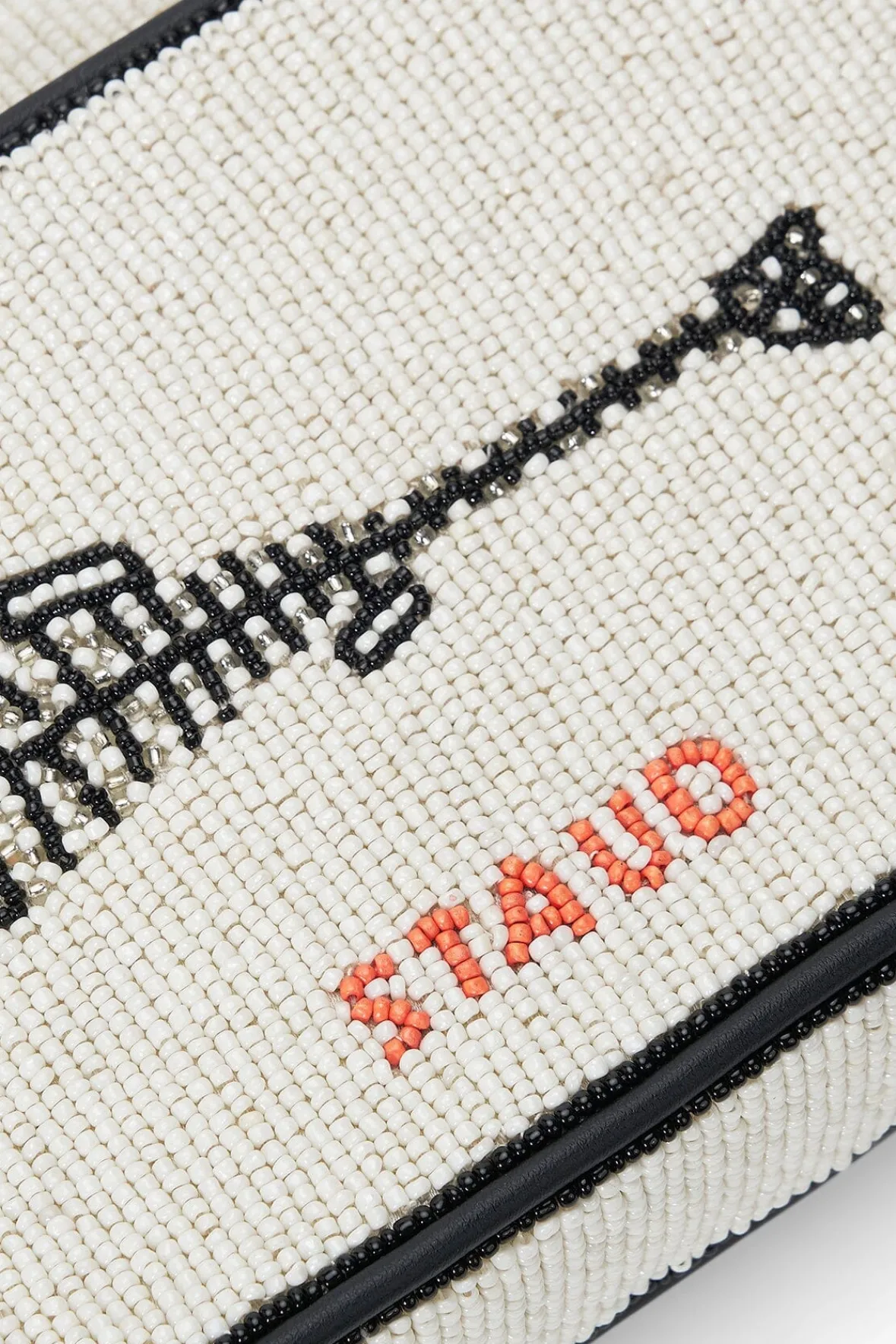 STAUD Shoulder | Tommy<TOMMY BEADED BAG INES CREAM