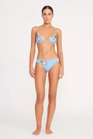 STAUD Bikinis<VAL BIKINI TOP DIAMOND ROSE