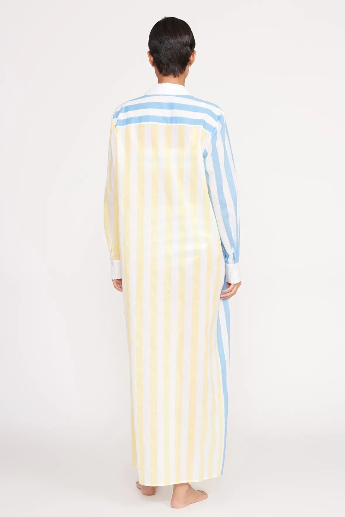 STAUD Cover-Ups<VITA DRESS BUTTERCUP SEASHORE STRIPE