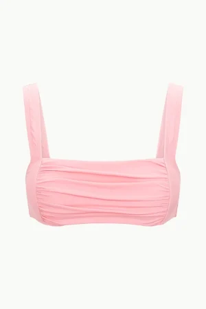 STAUD Bikinis<WALKER BIKINI TOP PEARL PINK