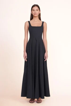 STAUD Poplin Shop | The Wells Dress<WELLS MAXI DRESS