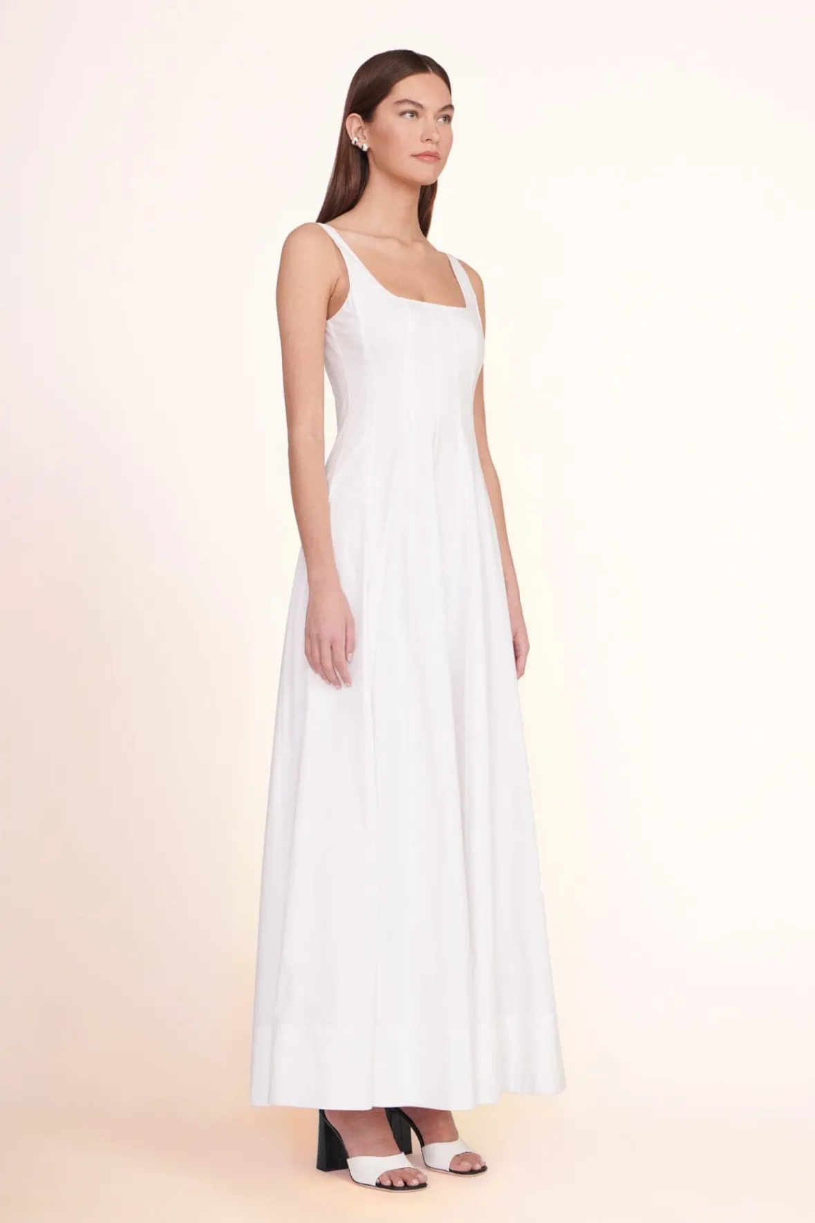 STAUD Poplin Shop | The Wells Dress<WELLS MAXI DRESS