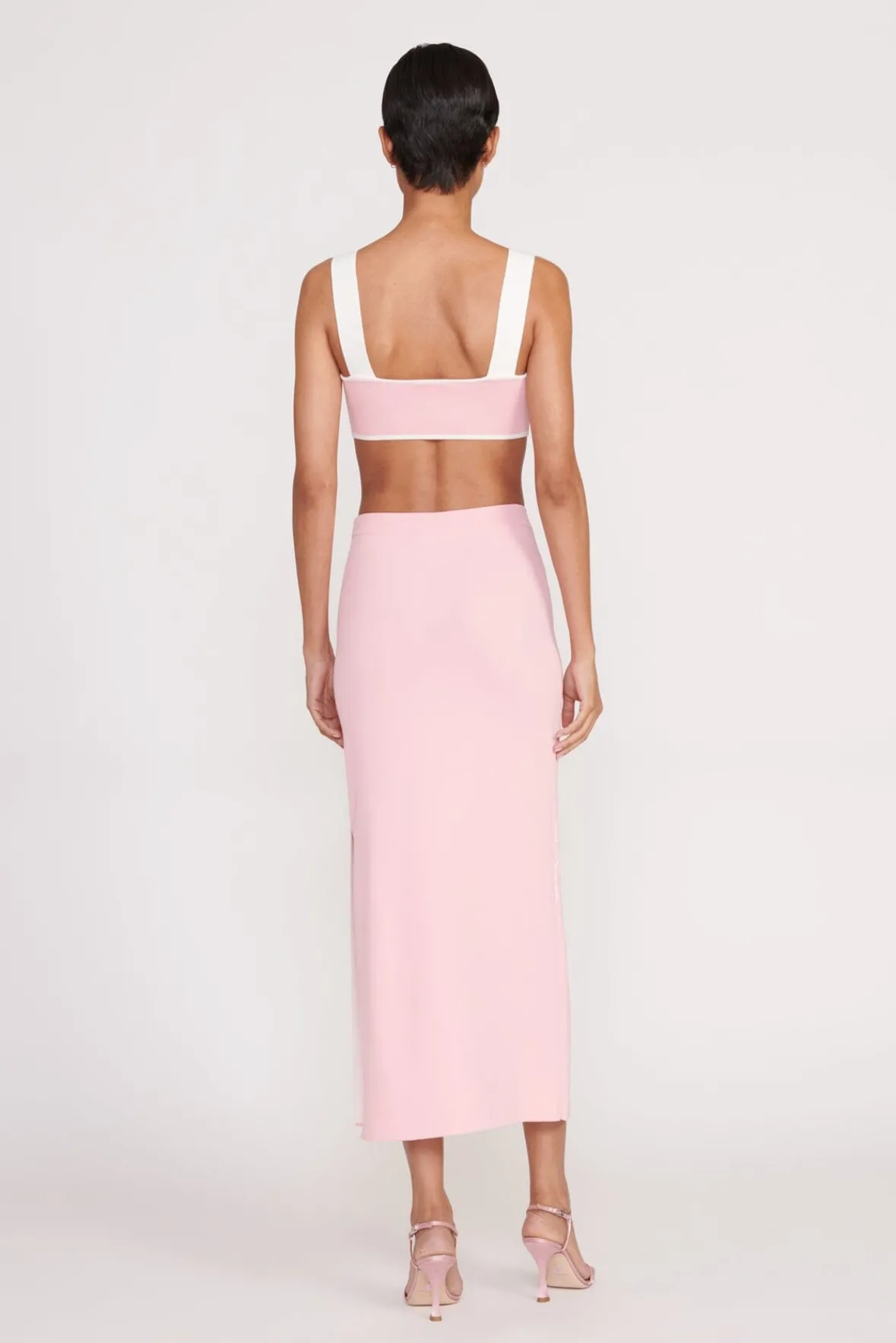 STAUD Best Sellers | Tops<ZOLA TOP IVORY CHERRY BLOSSOM TOILE